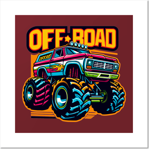 Off Road Wall Art by Vehicles-Art